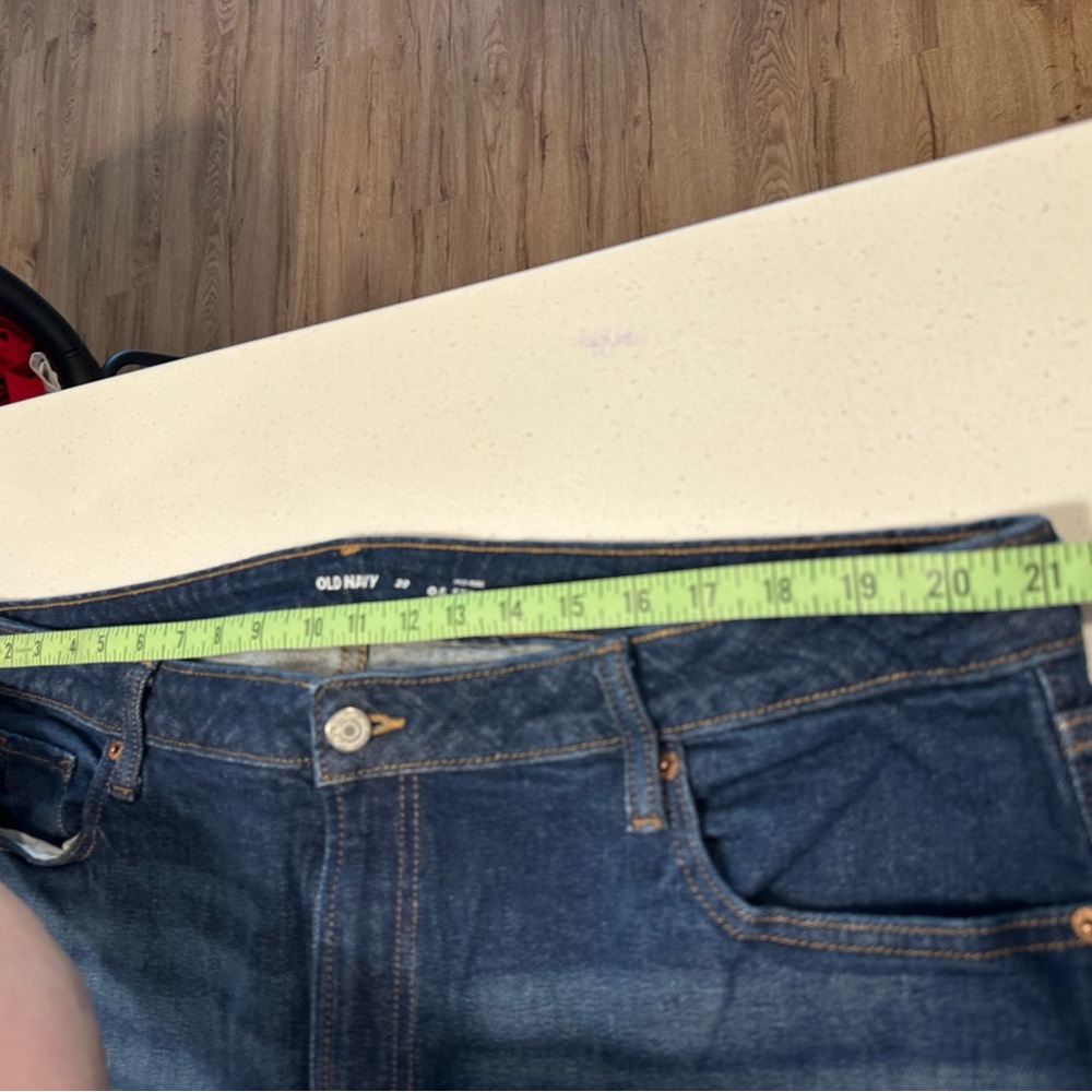 Old Navy O.G. Straight Mid Rise Women's High Rise Indigo Jeans Size 20 - Picture 12 of 12